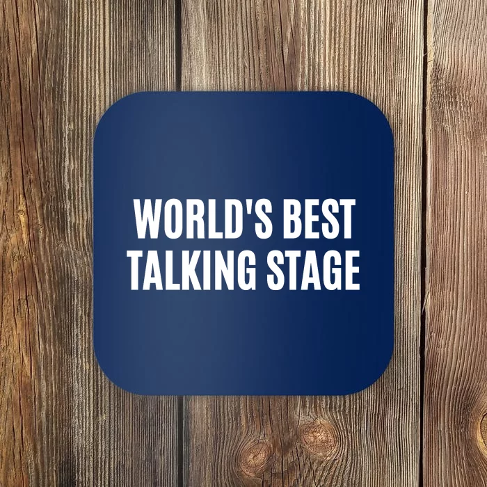 Worlds Best Talking Stage Coaster