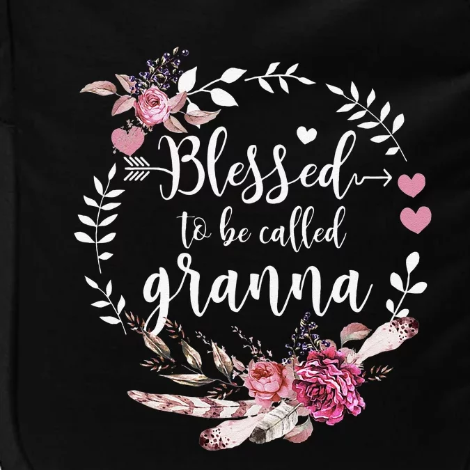 Womens Blessed To Be Called Granna Thankful Blessed Granna Impact Tech Backpack