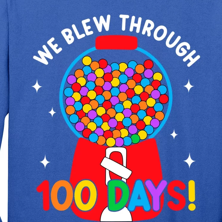 We Blew Through 100 Days Of School 100 Days Smarter Brighter Gift Long Sleeve Shirt