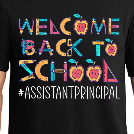 Welcome Back To School Assistant Principal Cute Gift Pajama Set