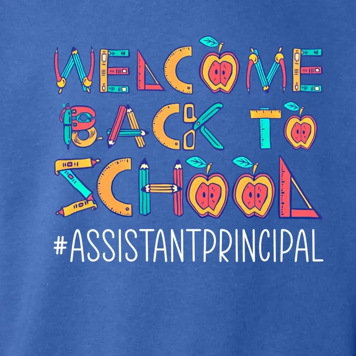 Welcome Back To School Assistant Principal Cute Gift Toddler Hoodie