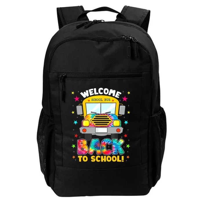 Welcome Back To School Funny Outfit School Bus Driver Daily Commute Backpack