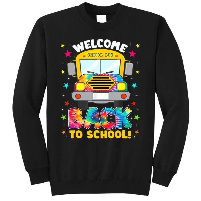 Welcome Back To School Funny Outfit School Bus Driver Tall Sweatshirt