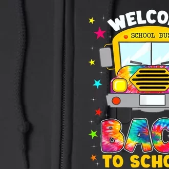 Welcome Back To School Funny Outfit School Bus Driver Full Zip Hoodie