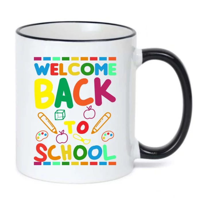 Welcome Back To School Black Color Changing Mug