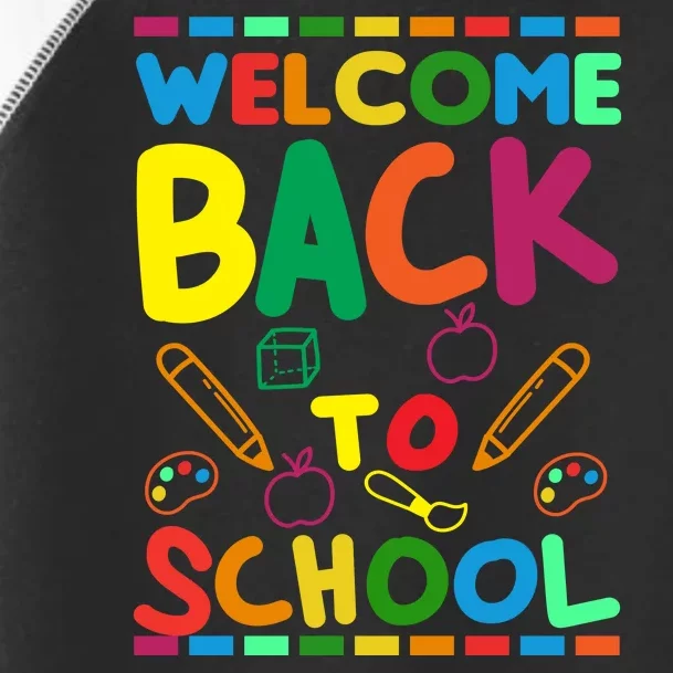 Welcome Back To School Toddler Fine Jersey T-Shirt