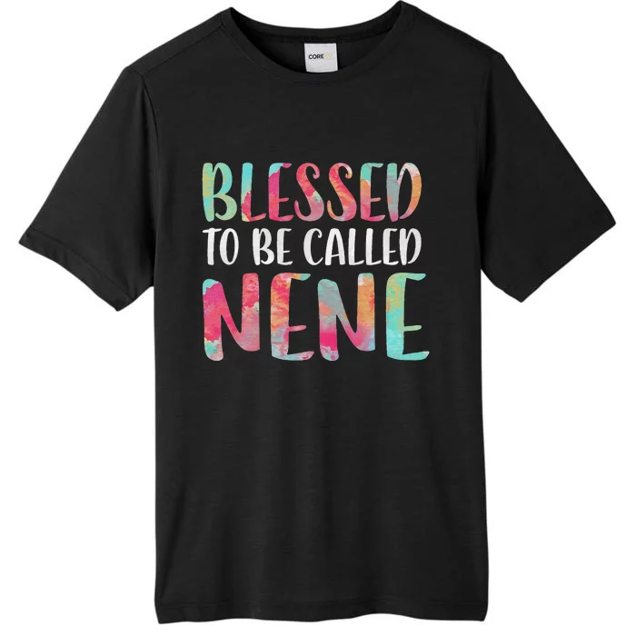 Womens Blessed To Be Called Nene Mother's Day ChromaSoft Performance T-Shirt