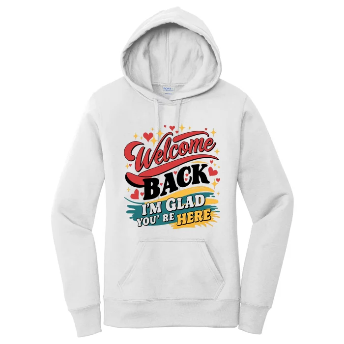 Welcome Back To School Graphic Women's Pullover Hoodie