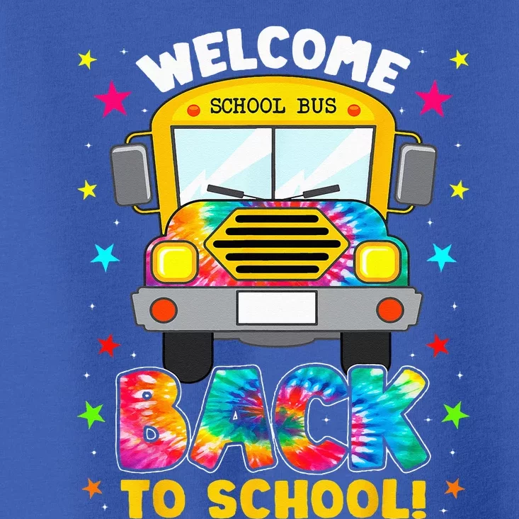 Welcome Back To School Funny Outfit School Bus Driver Toddler T-Shirt