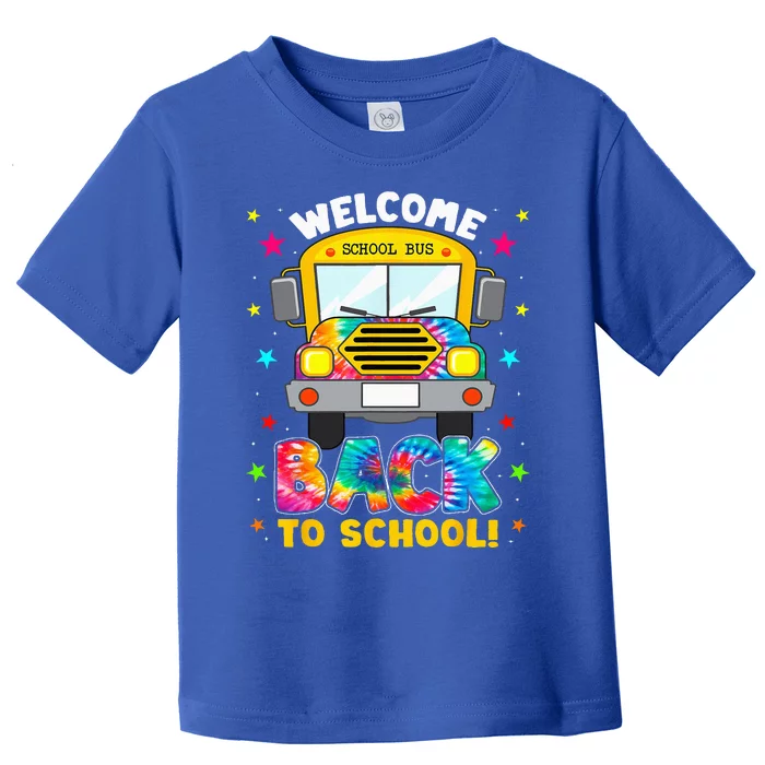 Welcome Back To School Funny Outfit School Bus Driver Toddler T-Shirt