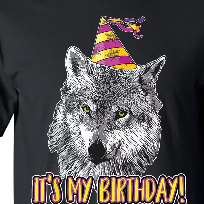 Wolf Birthday Themed Party Wolves Theme Wolf Lover Tall T-Shirt