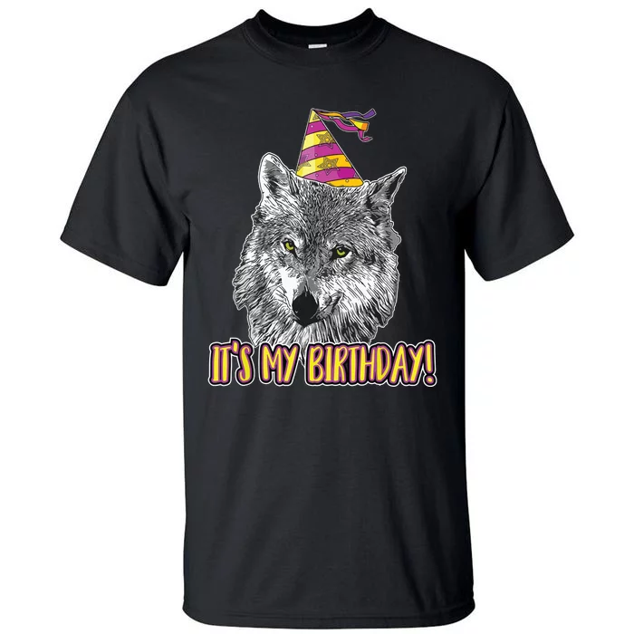 Wolf Birthday Themed Party Wolves Theme Wolf Lover Tall T-Shirt