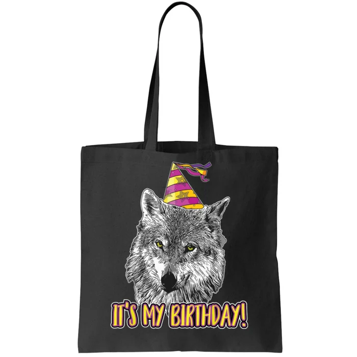 Wolf Birthday Themed Party Wolves Theme Wolf Lover Tote Bag