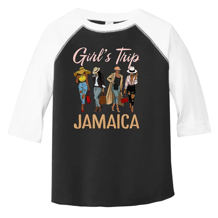 Weekend Birthday Trip Black Sistas Queen Melanin Women Toddler Fine Jersey T-Shirt