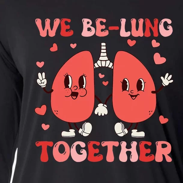 We Belung Together Respiratory Therapist Couples Valentine Cooling Performance Long Sleeve Crew