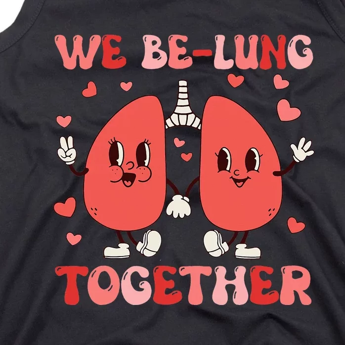 We Belung Together Respiratory Therapist Couples Valentine Tank Top