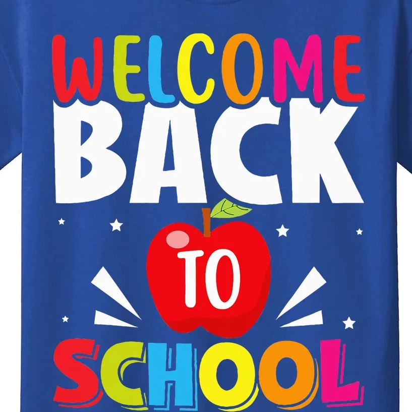 Welcome Back To School Retro First Day Of School Teacher Kids T-Shirt