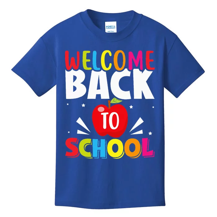 Welcome Back To School Retro First Day Of School Teacher Kids T-Shirt