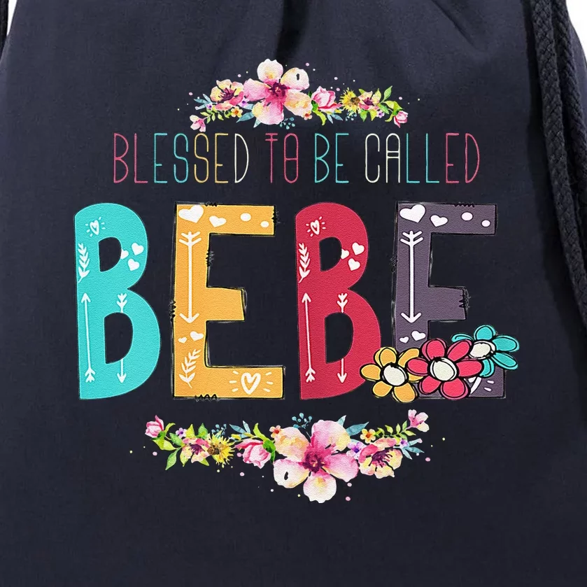 Womens Blessed To Be Called Bebe Bebe To Be Mothers Day Drawstring Bag