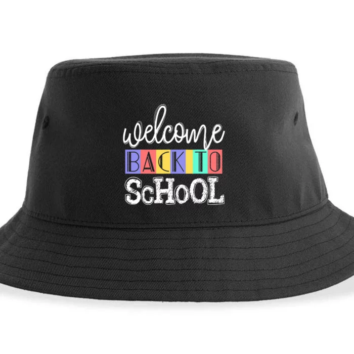 Welcome Back To School First Day of School Teachers Gifts Sustainable Bucket Hat