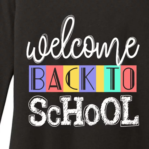 Welcome Back To School First Day of School Teachers Gifts Womens CVC Long Sleeve Shirt