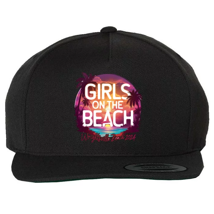 Wrightsville Beach Trip 2024 Gift Wool Snapback Cap