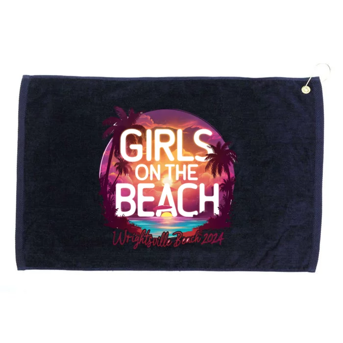 Wrightsville Beach Trip 2024 Gift Grommeted Golf Towel