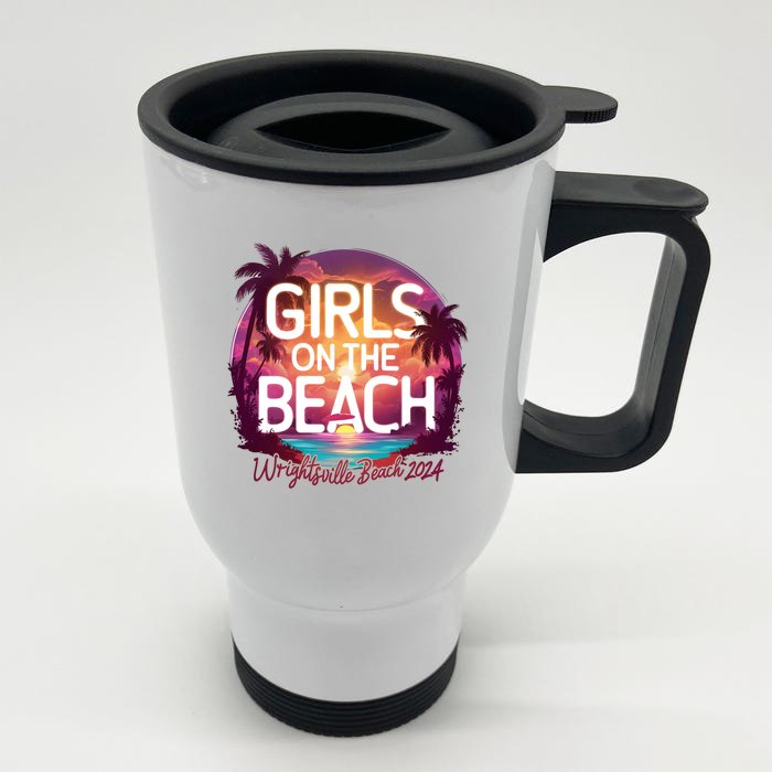 Wrightsville Beach Trip 2024 Gift Front & Back Stainless Steel Travel Mug