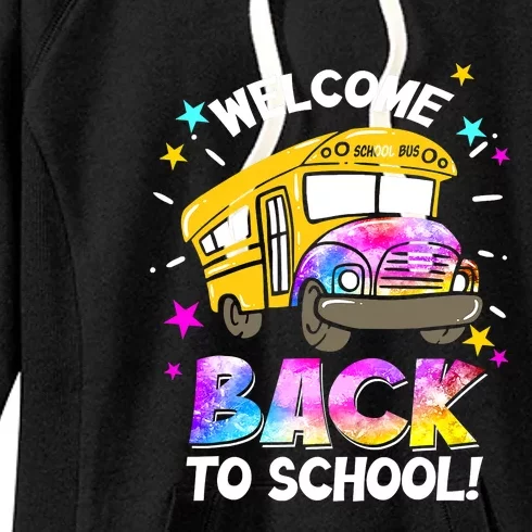 Welcome Back To School Funny School Bus Driver Women's Fleece Hoodie