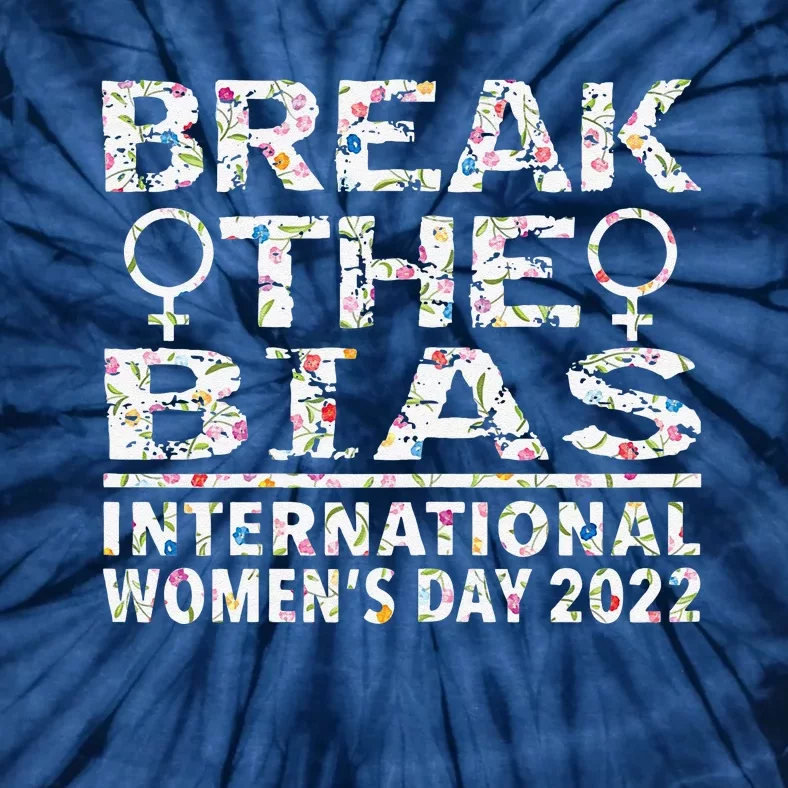 Womens Break The Bias International Women's Day Tie-Dye T-Shirt