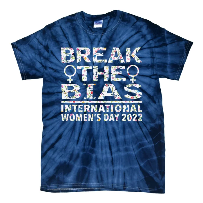 Womens Break The Bias International Women's Day Tie-Dye T-Shirt