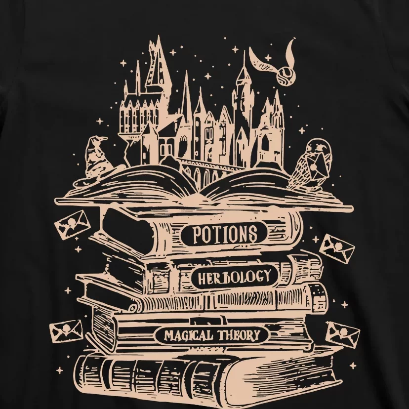 Wizard Bookshop Twosided Wizard Castle Book T-Shirt