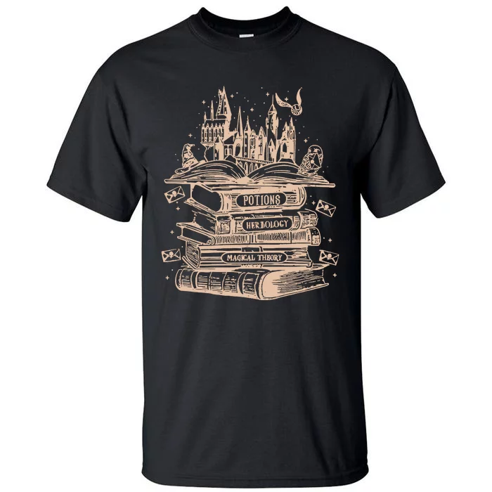 Wizard Bookshop Twosided Wizard Castle Book Tall T-Shirt