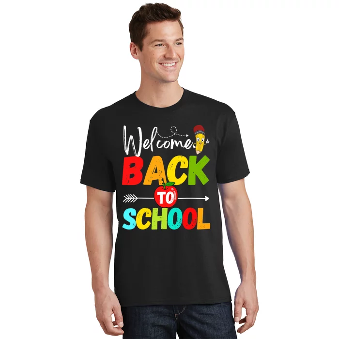 Welcome Back to School 2022 Cute Teachers Students First Day T-Shirt