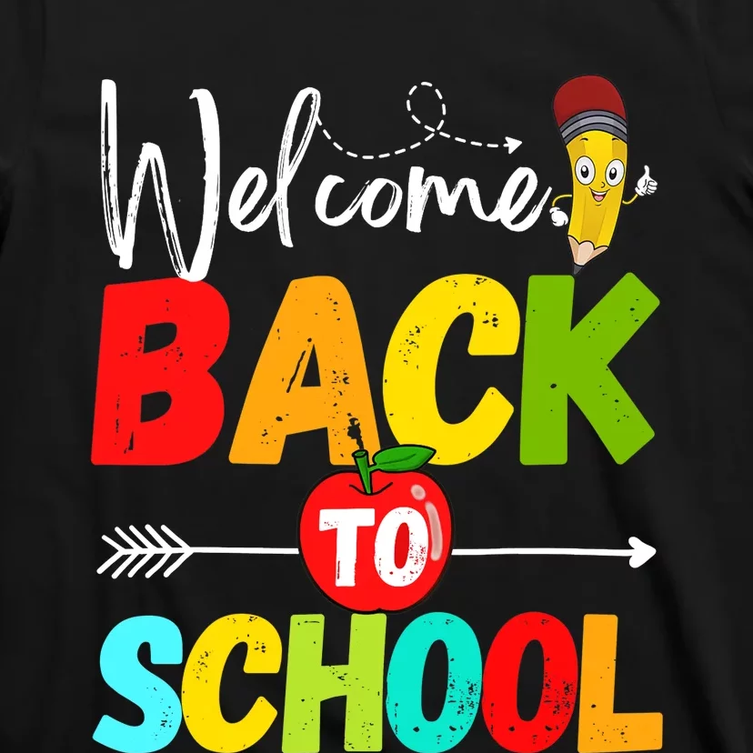 Welcome Back to School 2022 Cute Teachers Students First Day T-Shirt