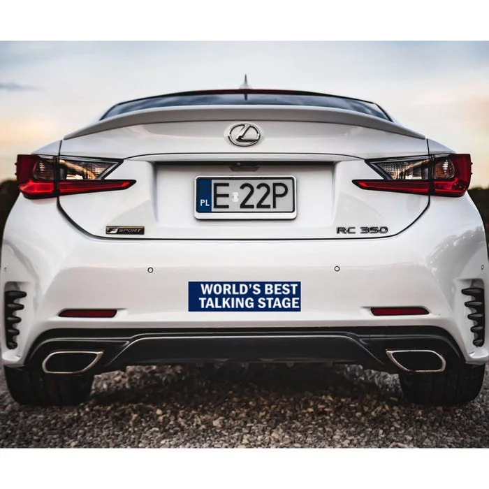 World’s Best Talking Stage Funny Bumper Sticker