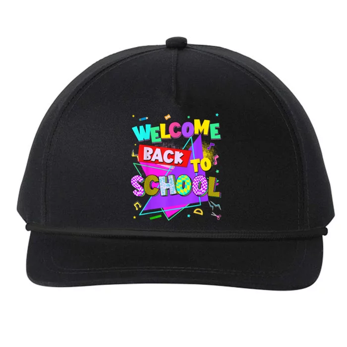 Welcome Back To School Back To School Teachers Snapback Five-Panel Rope Hat