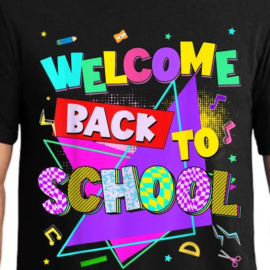 Welcome Back To School Back To School Teachers Pajama Set