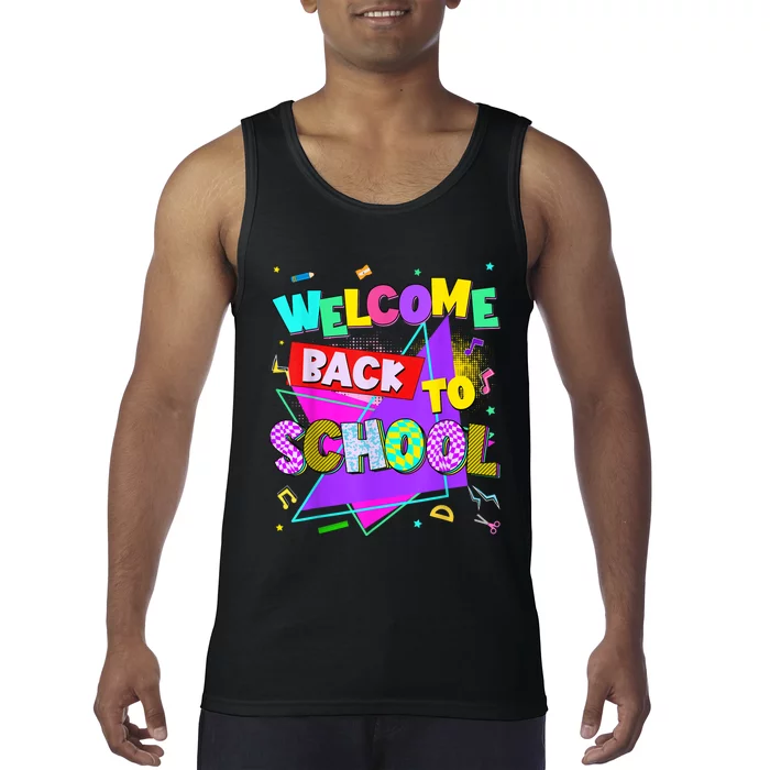 Welcome Back To School Back To School Teachers Tank Top