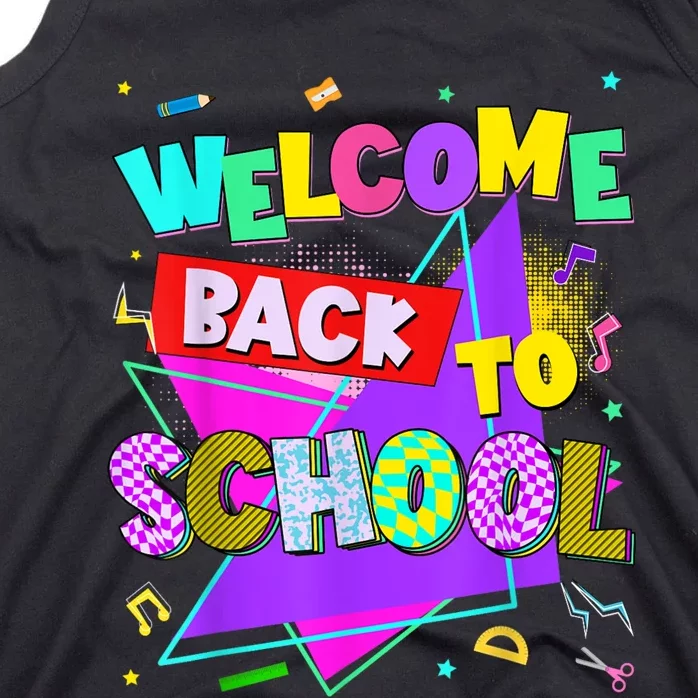 Welcome Back To School Back To School Teachers Tank Top