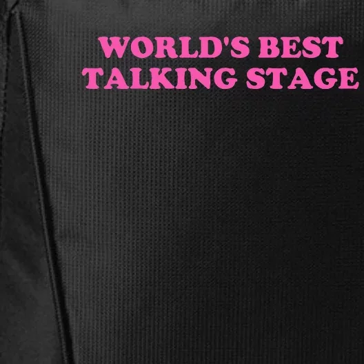 WorldS Best Talking Stage Apparel City Backpack