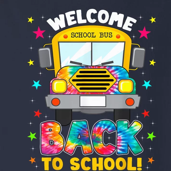 Welcome Back To School Funny Outfit School Bus Driver Toddler Long Sleeve Shirt