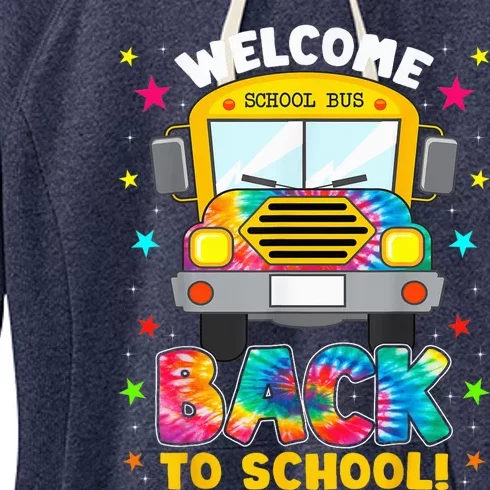 Welcome Back To School Funny Outfit School Bus Driver Women's Fleece Hoodie