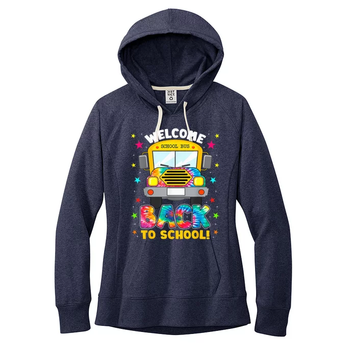 Welcome Back To School Funny Outfit School Bus Driver Women's Fleece Hoodie