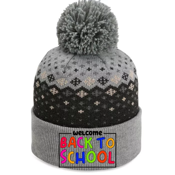 Welcome Back To School The Baniff Cuffed Pom Beanie