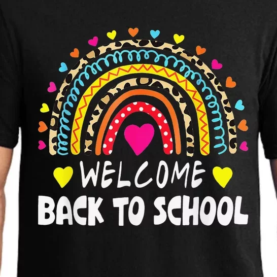 Welcome Back To School First Day of School Teachers Students Pajama Set