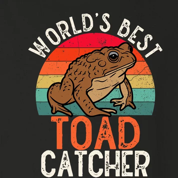 Worlds Best Toad Catcher Funny Amphibian Toad Toddler Long Sleeve Shirt