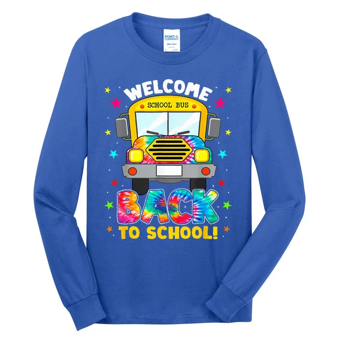 Welcome Back To School Funny Outfit School Bus Driver Tall Long Sleeve T-Shirt