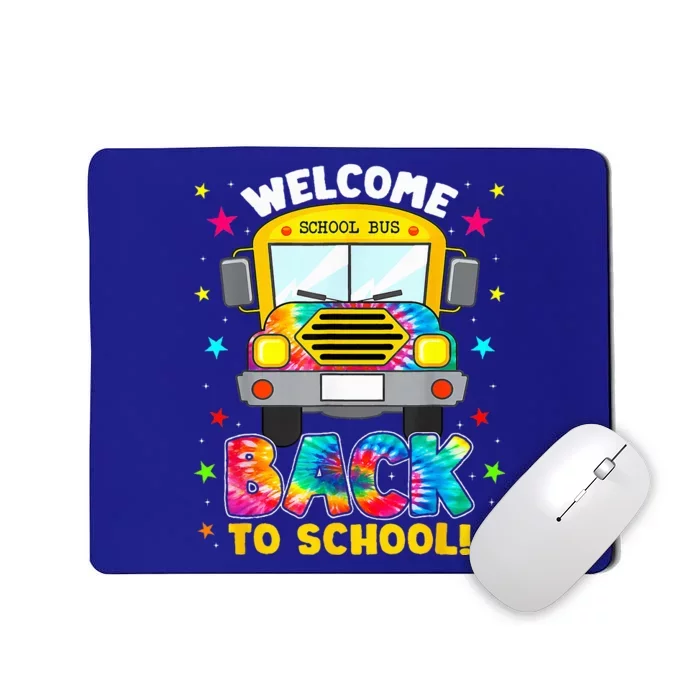 Welcome Back To School Funny Outfit School Bus Driver Mousepad