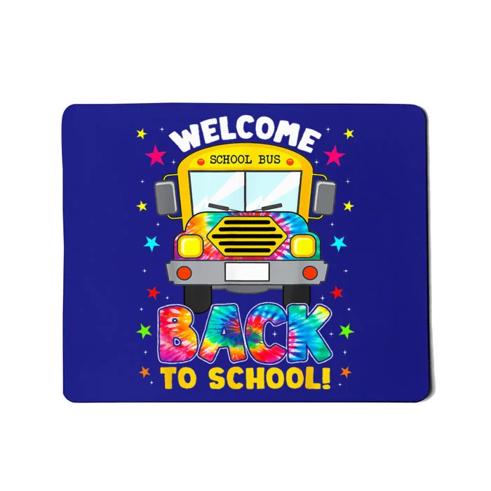 Welcome Back To School Funny Outfit School Bus Driver Mousepad